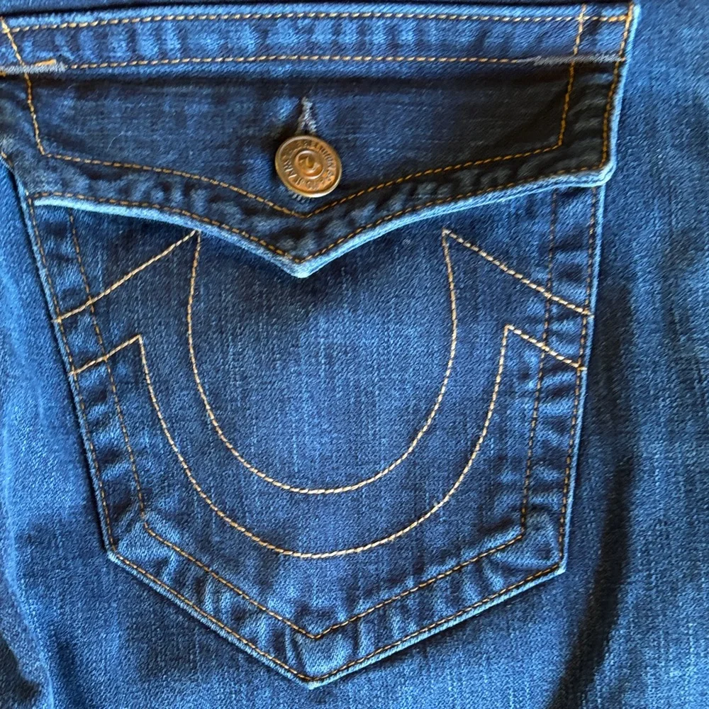 True Religion Men’s Indigo Straight Leg Jeans